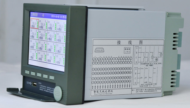 Y3100彩屏無紙記錄儀實物圖