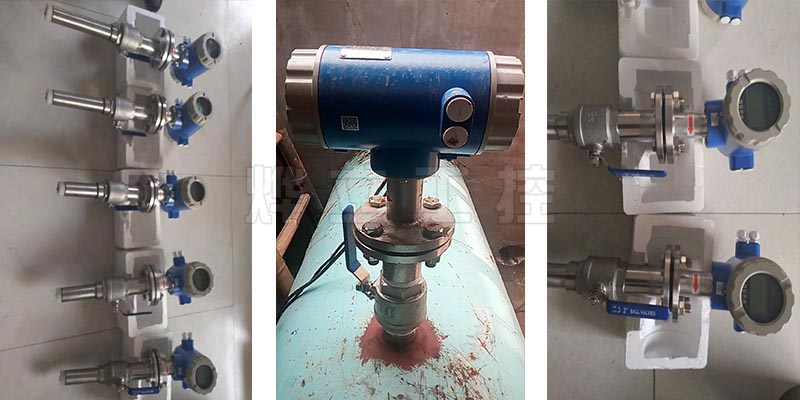 插入式電磁流量計實物圖現場安裝