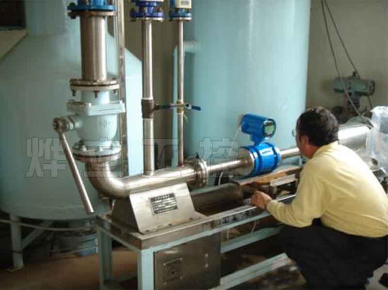 衛生型電磁流量計現場調試